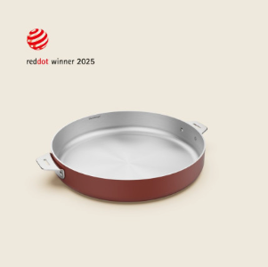 Merveilleuse poêle inox 28 CM